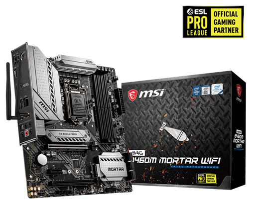 MSI MAG B460M MORTAR WIFI MOTHERBOARD 1 MSI MAG B460M MORTAR WIFI MOTHERBOARD