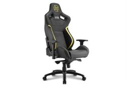 SHARKOON SHARK ZONE GS10 GAMING CHAIR BLACK/YELLOW 1 SHARKOON SHARK ZONE GS10 GAMING CHAIR BLACK/YELLOW