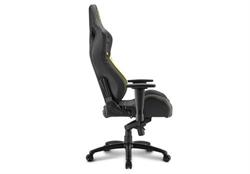 SHARKOON SHARK ZONE GS10 GAMING CHAIR BLACK/YELLOW 3 SHARKOON SHARK ZONE GS10 GAMING CHAIR BLACK/YELLOW - Image 3