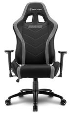 SHARKOON SKILLER SGS2 STEEL FRAME with MOULDED FOAM GAMING CHAIR - BLACK/GREY 2 SHARKOON SKILLER SGS2 STEEL FRAME with MOULDED FOAM GAMING CHAIR - BLACK/GREY - Image 2