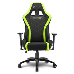 SHARKOON SKILLER SGS2 STEEL FRAME with MOULDED FOAM GAMING CHAIR – BLACK/GREEN 2 SHARKOON SKILLER SGS2 STEEL FRAME with MOULDED FOAM GAMING CHAIR – BLACK/GREEN - Image 2