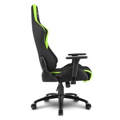 SHARKOON SKILLER SGS2 STEEL FRAME with MOULDED FOAM GAMING CHAIR – BLACK/GREEN 4 SHARKOON SKILLER SGS2 STEEL FRAME with MOULDED FOAM GAMING CHAIR – BLACK/GREEN - Image 4