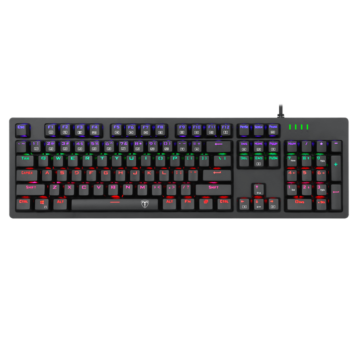 T-DAGGER BERMUDA RAINBOW BACKLIT MECHANICAL KEYBOARD 1 T-DAGGER BERMUDA RAINBOW BACKLIT MECHANICAL KEYBOARD