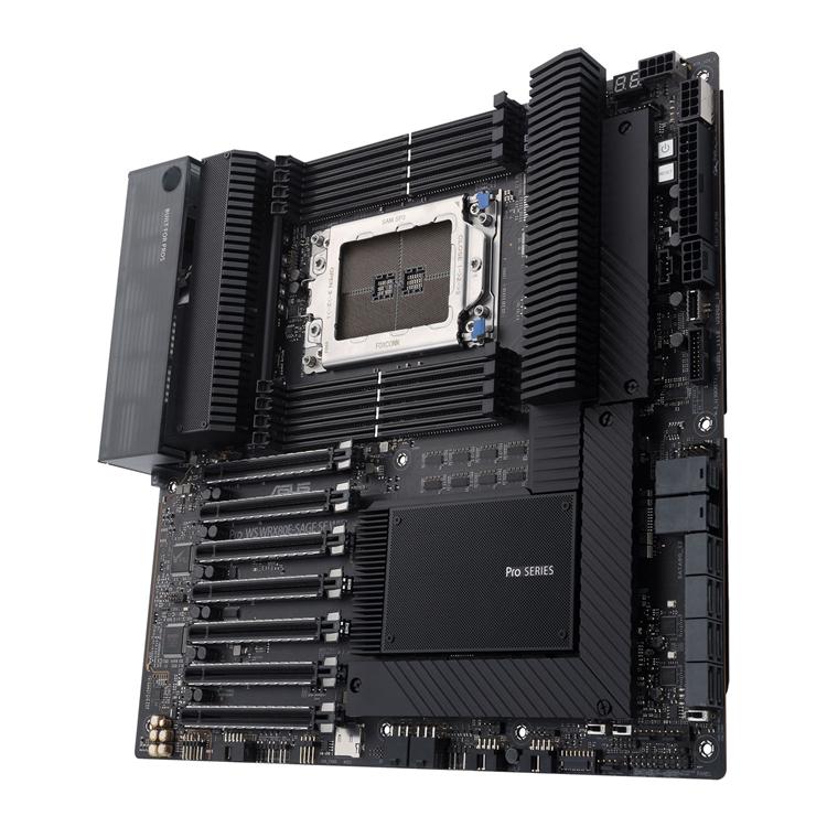 Asus Pro WS WRX80E-SAGE SE WIFI AMD WRX80 Socket sWRX8 E-ATX Server Desktop Motherboard 3 Asus Pro WS WRX80E-SAGE SE WIFI AMD WRX80 Socket sWRX8 E-ATX Server Desktop Motherboard - Image 3