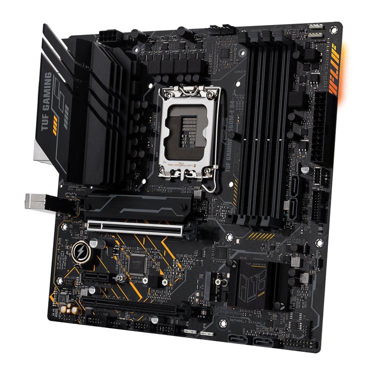 ASUS TUF GAMING B660M-E D4 Intel B660 PCIe 4.0 mATX Motherboard 3 ASUS TUF GAMING B660M-E D4 Intel B660 PCIe 4.0 mATX Motherboard - Image 3