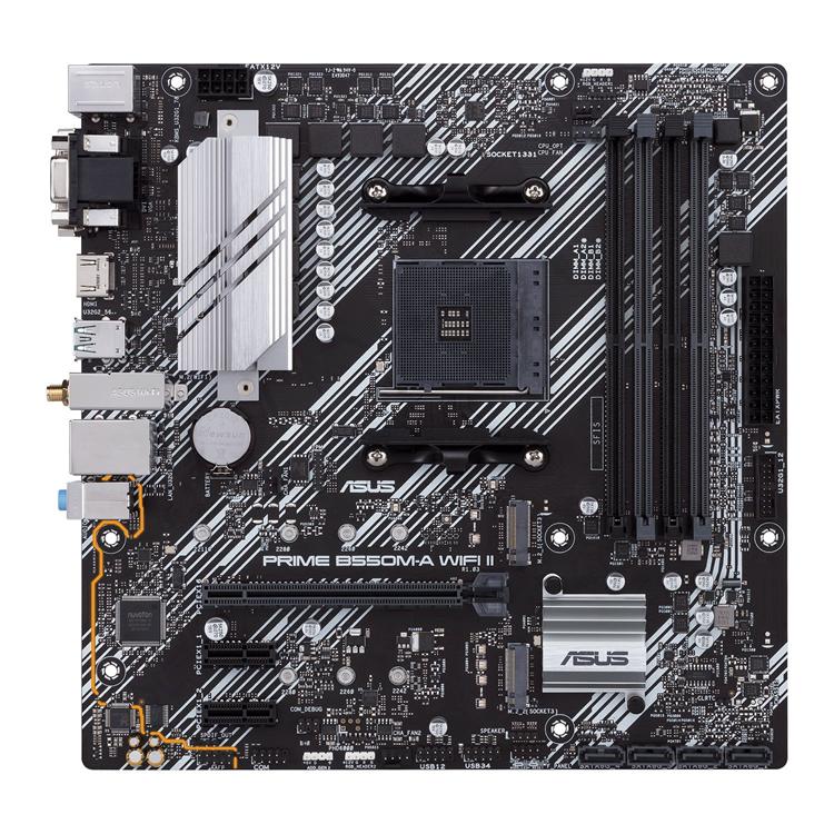 ASUS PRIME B550M-A WIFI II AMD B550 Socket AM4 Micro-ATX Motherboard 2 ASUS PRIME B550M-A WIFI II AMD B550 Socket AM4 Micro-ATX Motherboard - Image 2