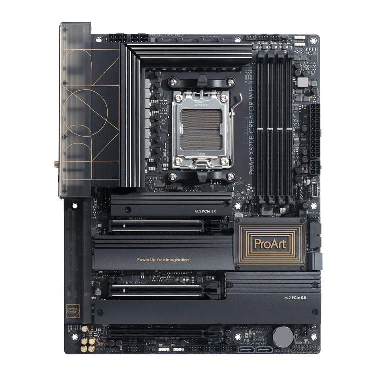 ASUS PROART X670E-CREATOR WIFI AMD X670E Ryzen Socket AM5 ATX Desktop Motherboard 2 ASUS PROART X670E-CREATOR WIFI AMD X670E Ryzen Socket AM5 ATX Desktop Motherboard - Image 2