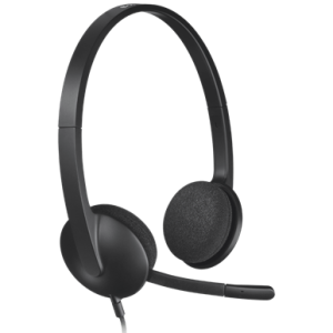 Logitech 981-000475 H340 USB Headset with Microphone