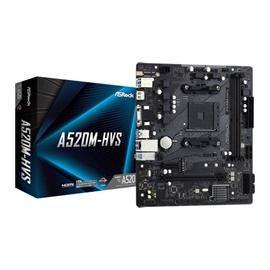 ASRock A520M-HDV AMD A520 Ryzen Socket AM4 Micro-ATX Desktop Motherboard 1 ASRock A520M-HDV AMD A520 Ryzen Socket AM4 Micro-ATX Desktop Motherboard