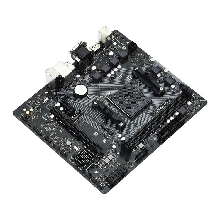 ASRock A520M-HDV AMD A520 Ryzen Socket AM4 Micro-ATX Desktop Motherboard 3 ASRock A520M-HDV AMD A520 Ryzen Socket AM4 Micro-ATX Desktop Motherboard - Image 3