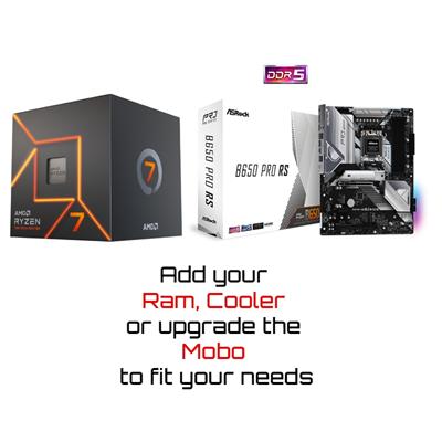 ASRock AMD Ryzen 7 7700 DDR5 Upgrade Kit 1 ASRock AMD Ryzen 7 7700 DDR5 Upgrade Kit