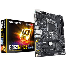 GIGABYTE INTEL B365M HD3 COFFEE LAKE MATX MOTHERBOARD 1 GIGABYTE INTEL B365M HD3 COFFEE LAKE MATX MOTHERBOARD