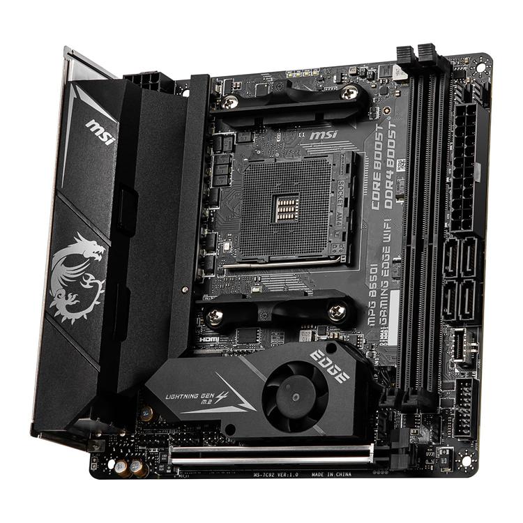 MSI MPG B550I GAMING EDGE WIFI MOTHERBOARD 3 MSI MPG B550I GAMING EDGE WIFI MOTHERBOARD - Image 3