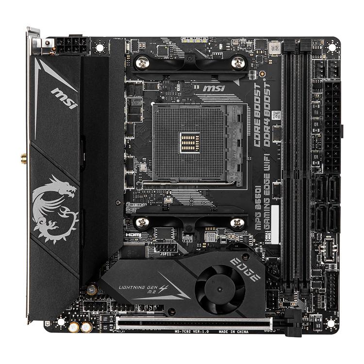 MSI MPG B550I GAMING EDGE WIFI MOTHERBOARD 2 MSI MPG B550I GAMING EDGE WIFI MOTHERBOARD - Image 2