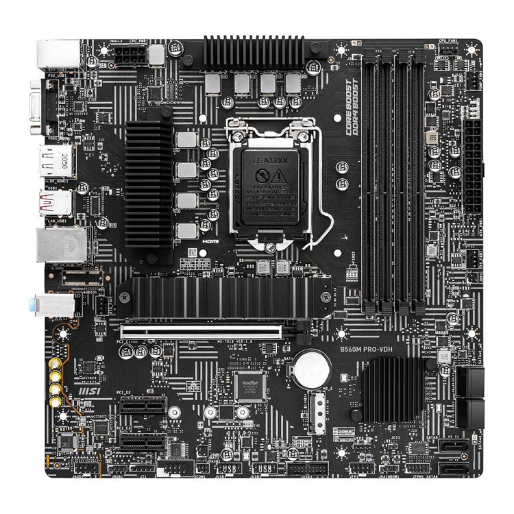 MSI Intel B560M PRO-VDH Micro-ATX Motherboard 2 MSI Intel B560M PRO-VDH Micro-ATX Motherboard - Image 2