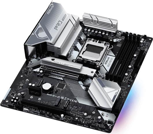 ASRock B650 PRO RS AMD B650E Ryzen Socket AM5 ATX Desktop Motherboard 3 ASRock B650 PRO RS AMD B650E Ryzen Socket AM5 ATX Desktop Motherboard - Image 3