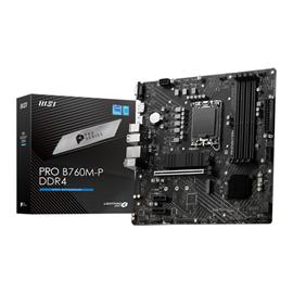 MSI PRO B760M-P DDR4 Intel B760 Raptor Lake LGA 1700 Micro-ATX Desktop Motherboard 1 MSI PRO B760M-P DDR4 Intel B760 Raptor Lake LGA 1700 Micro-ATX Desktop Motherboard