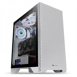 Thermaltake CA-1P5-00M6WN-00 S300 Tempered Glass Snow SPCC Steel ATX Mid Tower Desktop Chassis 3 Thermaltake CA-1P5-00M6WN-00 S300 Tempered Glass Snow SPCC Steel ATX Mid Tower Desktop Chassis - Image 3