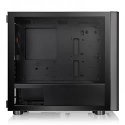 Thermaltake CA-1R1-00S1WN-00 V150 Tempered Glass Black Steel Micro-ATX Mini Tower Desktop Chassis 2 Thermaltake CA-1R1-00S1WN-00 V150 Tempered Glass Black Steel Micro-ATX Mini Tower Desktop Chassis - Image 2