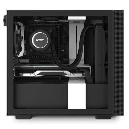 NZXT H210 TEMPERED GLASS MINI ITX TOWER CASE - WHITE/BLACK 1 NZXT H210 TEMPERED GLASS MINI ITX TOWER CASE - WHITE/BLACK