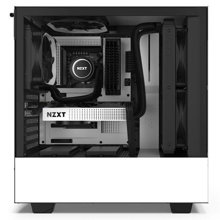 NZXT H510 TEMPERED GLASS MID TOWER CASE - WHITE/BLACK 1 NZXT H510 TEMPERED GLASS MID TOWER CASE - WHITE/BLACK