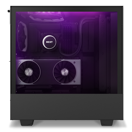 NZXT H510 ELITE RGB TEMPERED GLASS MID TOWER CASE - BLACK 4 NZXT H510 ELITE RGB TEMPERED GLASS MID TOWER CASE - BLACK - Image 4