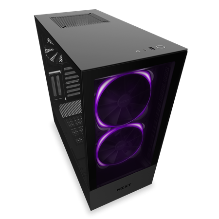 NZXT H510 ELITE RGB TEMPERED GLASS MID TOWER CASE - BLACK 3 NZXT H510 ELITE RGB TEMPERED GLASS MID TOWER CASE - BLACK - Image 3