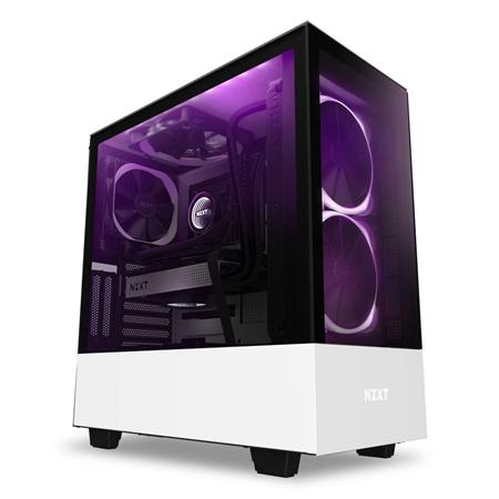 NZXT H510 ELITE RGB TEMPERED GLASS MID TOWER CASE - WHITE/BLACK 1 NZXT H510 ELITE RGB TEMPERED GLASS MID TOWER CASE - WHITE/BLACK