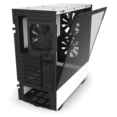 NZXT H510 ELITE RGB TEMPERED GLASS MID TOWER CASE - WHITE/BLACK 5 NZXT H510 ELITE RGB TEMPERED GLASS MID TOWER CASE - WHITE/BLACK - Image 5