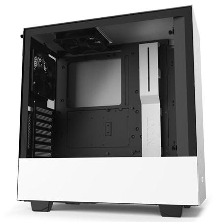 NZXT H510I RGB TEMPERED GLASS MID TOWER CASE - WHITE/BLACK 5 NZXT H510I RGB TEMPERED GLASS MID TOWER CASE - WHITE/BLACK - Image 5