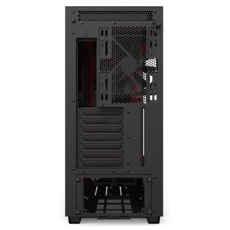 NZXT H710 TEMPERED GLASS MID TOWER CASE - BLACK/RED 4 NZXT H710 TEMPERED GLASS MID TOWER CASE - BLACK/RED - Image 4