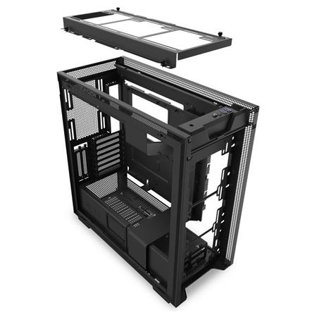 NZXT H710I RGB TEMPERED GLASS MID TOWER CASE - BLACK/BLACK 2 NZXT H710I RGB TEMPERED GLASS MID TOWER CASE - BLACK/BLACK - Image 2