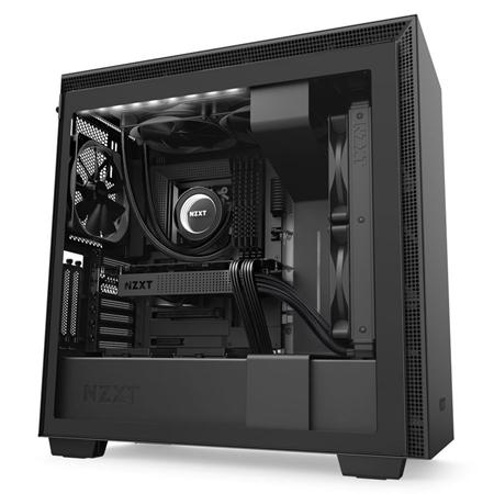 NZXT H710I RGB TEMPERED GLASS MID TOWER CASE - BLACK/BLACK 1 NZXT H710I RGB TEMPERED GLASS MID TOWER CASE - BLACK/BLACK