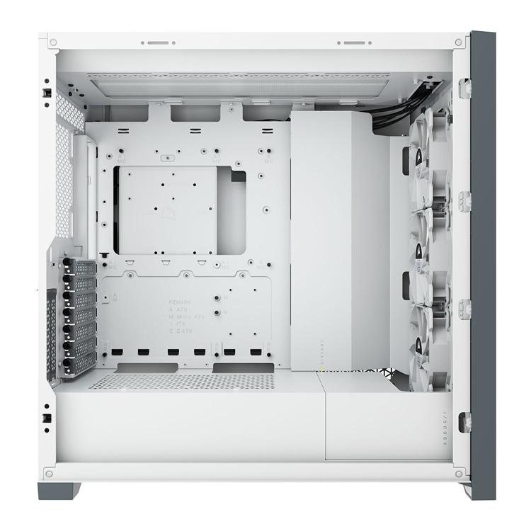 Corsair 5000X RGB White Mid Tower Tempered Glass PC Gaming Case 3 Corsair 5000X RGB White Mid Tower Tempered Glass PC Gaming Case - Image 3