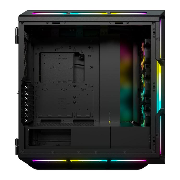 Corsair CC-9011230 iCUE 5000T RGB Black Mid Tower Tempered Glass PC Gaming Chassis 3 Corsair CC-9011230 iCUE 5000T RGB Black Mid Tower Tempered Glass PC Gaming Chassis - Image 3