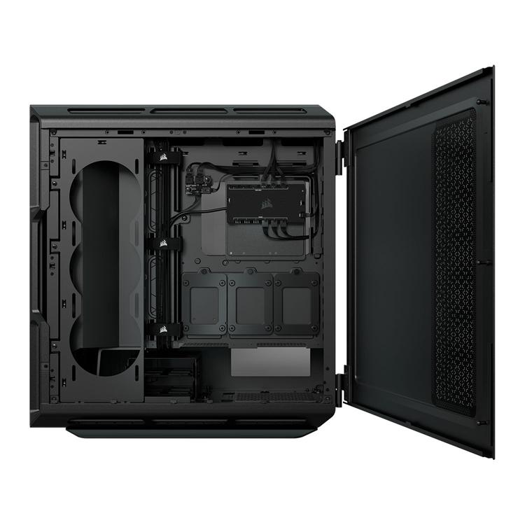Corsair CC-9011230 iCUE 5000T RGB Black Mid Tower Tempered Glass PC Gaming Chassis 4 Corsair CC-9011230 iCUE 5000T RGB Black Mid Tower Tempered Glass PC Gaming Chassis - Image 4