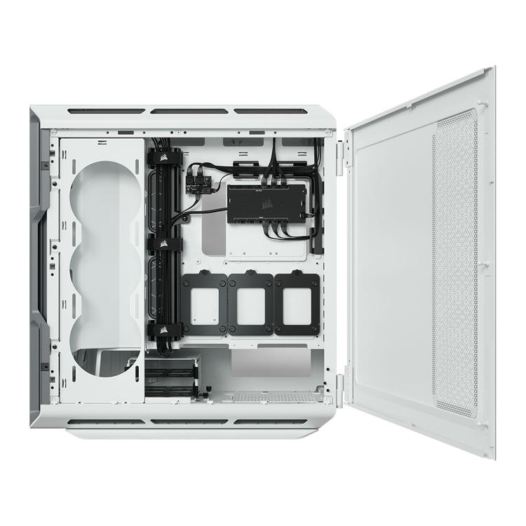 Corsair CC-9011231 iCUE 5000T RGB White Mid Tower Tempered Glass PC Gaming Chassis 4 Corsair CC-9011231 iCUE 5000T RGB White Mid Tower Tempered Glass PC Gaming Chassis - Image 4
