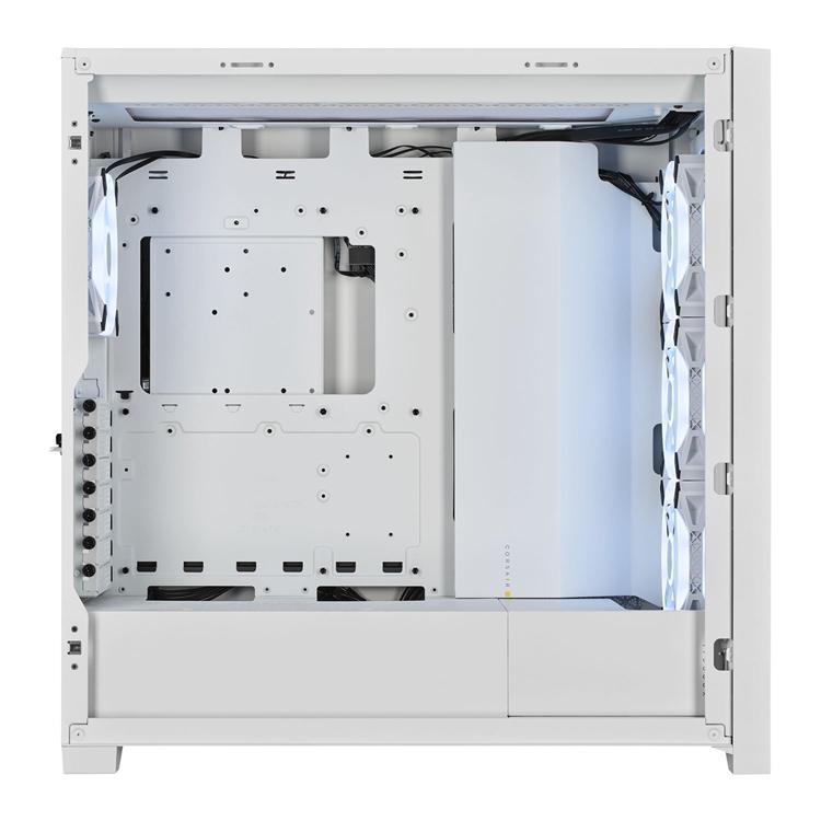 Corsair CC-9011233 iCUE 5000X RGB QL Edition White Mid Tower Tempered Glass PC Gaming Chassis 3 Corsair CC-9011233 iCUE 5000X RGB QL Edition White Mid Tower Tempered Glass PC Gaming Chassis - Image 3