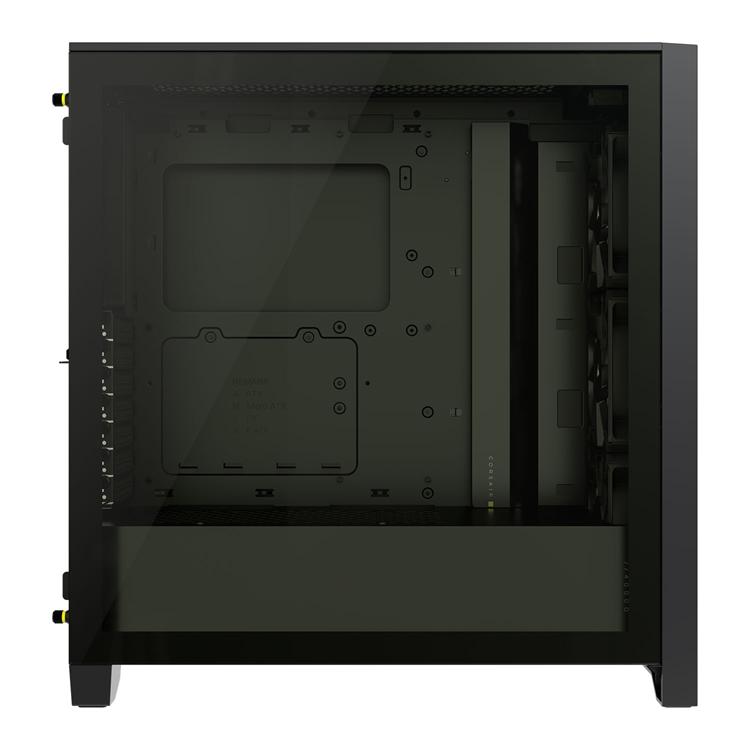 Corsair CC-9011240-WW iCUE 4000D RGB AIRFLOW Dark Tempered Glass Black Steel ATX Mid Tower Desktop Chassis 3 Corsair CC-9011240-WW iCUE 4000D RGB AIRFLOW Dark Tempered Glass Black Steel ATX Mid Tower Desktop Chassis - Image 3