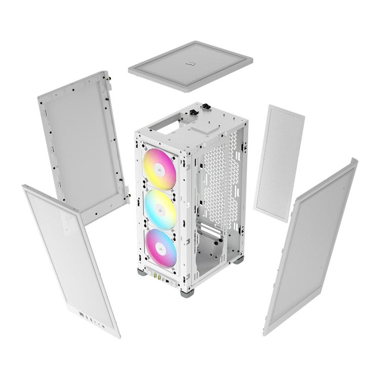 Corsair CC-9011247-WW 2000D RGB Airflow White Mini-ITX Gaming Chassis 4 Corsair CC-9011247-WW 2000D RGB Airflow White Mini-ITX Gaming Chassis - Image 4