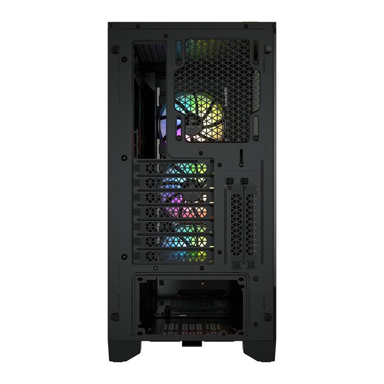 Corsair Black iCue 4000X RGB Mid Tower Windowed PC Case 4 Corsair Black iCue 4000X RGB Mid Tower Windowed PC Case - Image 4
