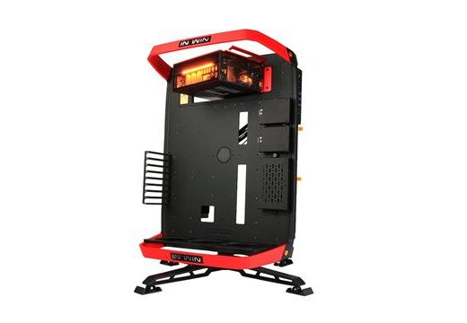 InWin X-Frame 2.0 Open Air Gaming Chassis - Black & Red