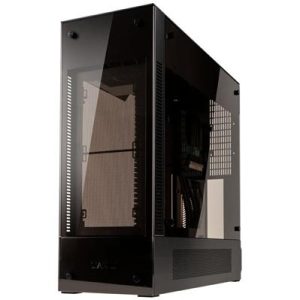 Lian-li PC-O12WX All Black Case with 2x Tempered Glass Mid Tower E-ATX Desktop Chassis