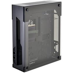 Lian-li PC-o5SX All Black Wall-Mountable Open Air Case With Full-Sized Tempered Glass Side Panel Mini-ITX Chassis 3 Lian-li PC-o5SX All Black Wall-Mountable Open Air Case With Full-Sized Tempered Glass Side Panel Mini-ITX Chassis - Image 3