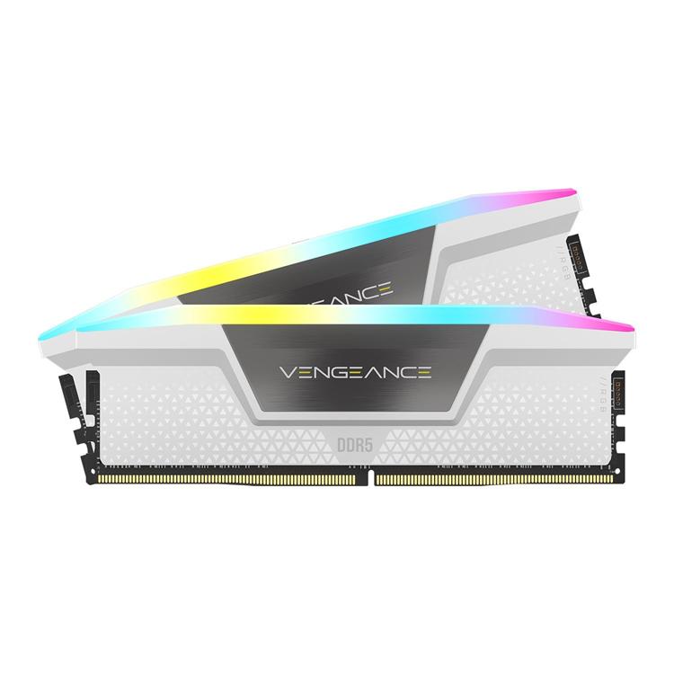 Corsair CMH32GX5M2B5600C36W Vengeance RGB 32GB (2x16GB) DDR5-5600MHz CL36 1.25V White Desktop Memory 1 Corsair CMH32GX5M2B5600C36W Vengeance RGB 32GB (2x16GB) DDR5-5600MHz CL36 1.25V White Desktop Memory