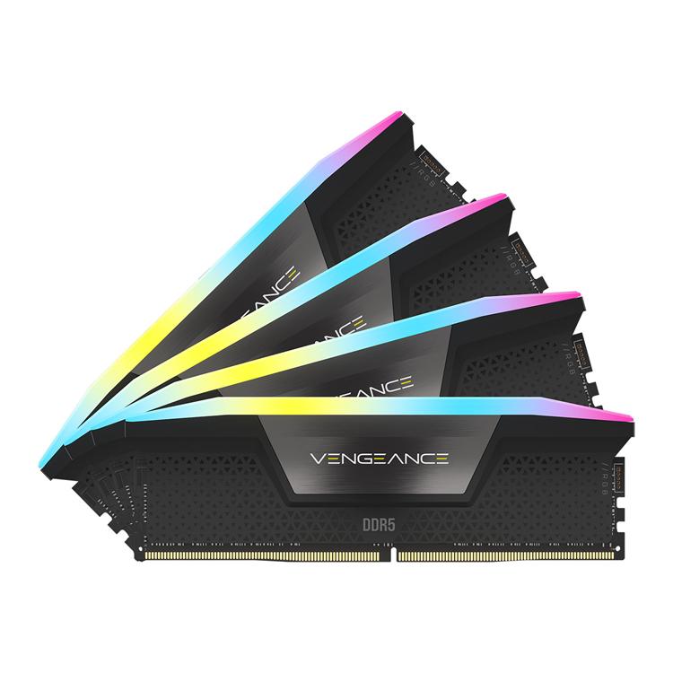 Corsair Vengeance RGB Black 64GB Kit(4 x 16GB) DDR5 6400MHz CL32 1.40v Gaming Memory 1 Corsair Vengeance RGB Black 64GB Kit(4 x 16GB) DDR5 6400MHz CL32 1.40v Gaming Memory