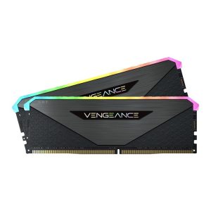 CORSAIR CMN32GX4M2Z3200C16 VENGEANCE RGB RT 32GB(2x16GB) Kit DDR4-3200 CL16 1.35v Black Desktop Memory