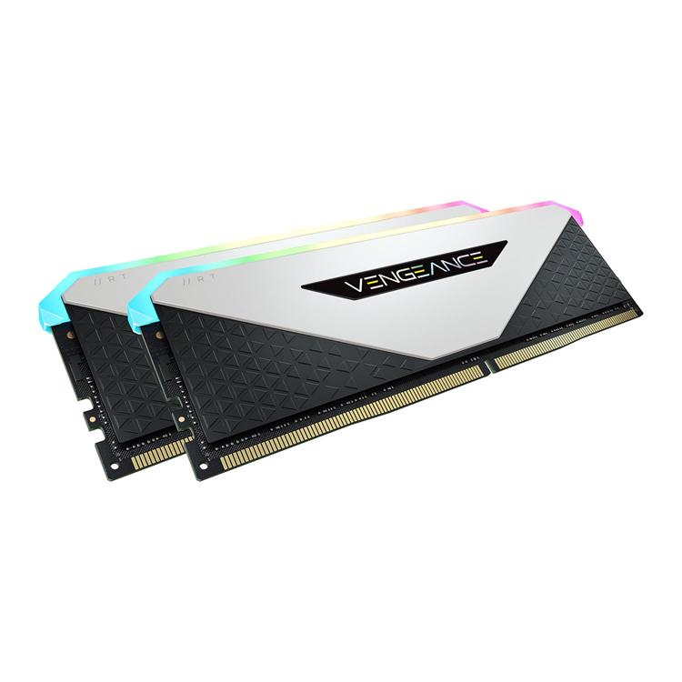 Corsair CMN32GX4M2Z3600C18W Vengeance RGB RT 32GB (2x16GB) DDR4-3600 Kit CL18 1.35V Black & White Desktop Memory 3 Corsair CMN32GX4M2Z3600C18W Vengeance RGB RT 32GB (2x16GB) DDR4-3600 Kit CL18 1.35V Black & White Desktop Memory - Image 3