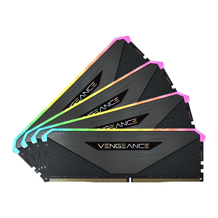 CORSAIR CMN32GX4M4Z3600C18 VENGEANCE RGB RT 32GB(4 x 8GB) Kit DDR4-3600Mhz CL18 1.35v Desktop Memory 1 CORSAIR CMN32GX4M4Z3600C18 VENGEANCE RGB RT 32GB(4 x 8GB) Kit DDR4-3600Mhz CL18 1.35v Desktop Memory