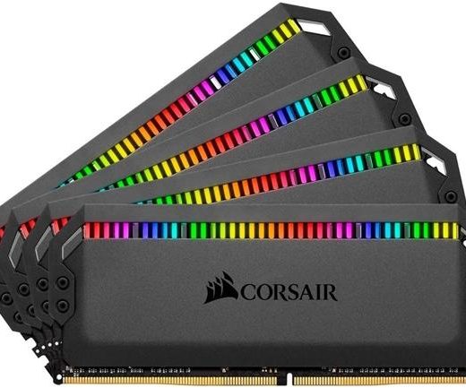 CORSAIR CMT128GX4M4C3200C16 DOMINATOR PLATINUM RGB 128GB(4x32GB) Kit DDR4-3200Mhz CL16 1.35v Desktop Memory